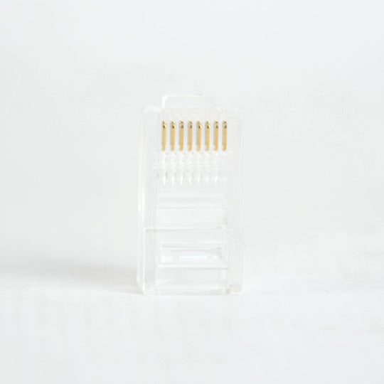 Vertical Cable 011-018/EZF-100 Cat5E RJ45 Modular Feed Through Plug, 100 Pack