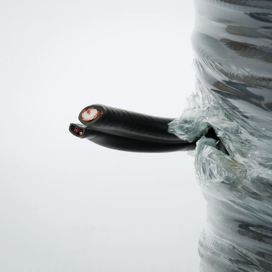 Vertical Cable 1000ft RG-59 Siamese Cable with 18/2 Power, Black