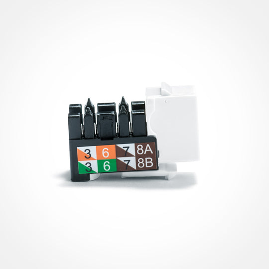Cat6 Keystone Jack - 110 Style