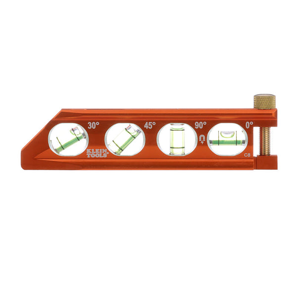 Klein Tools 935AB4V ACCU-BEND Level, 4 Vial, REM