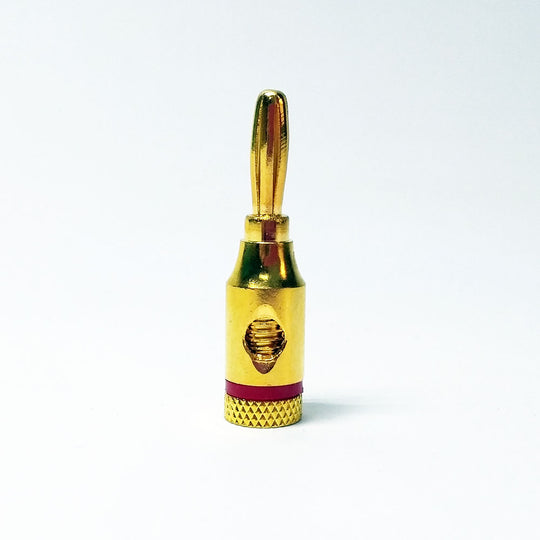 Banana Plug Pair - Metal Coat - Screw Type