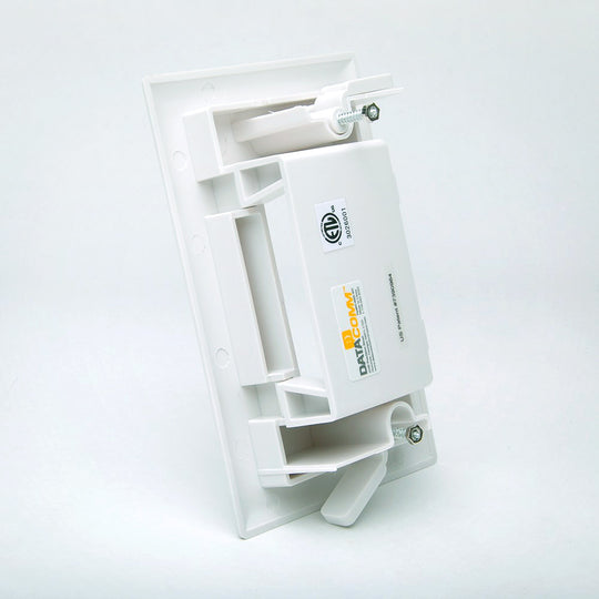 DataComm Easy Mount Slim Bulk Cable Plate
