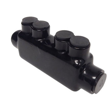 Morris Black Insulated In-Line Splice 4 Set Screws 750 - 250