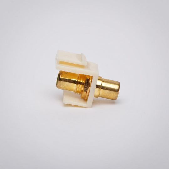 RCA Keystone Jack - Beige Insert