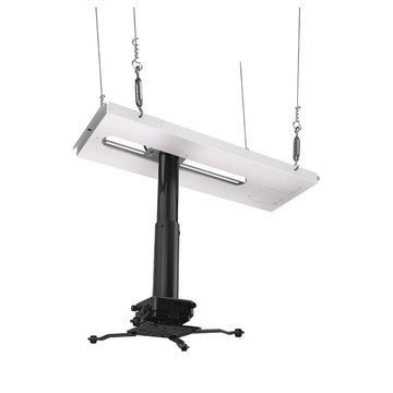 Crimson-AV JKS-18A 12 to 18 Inch Suspended Projector Ceiling Bracket with JR Universal Adapter (up to 50lbs)