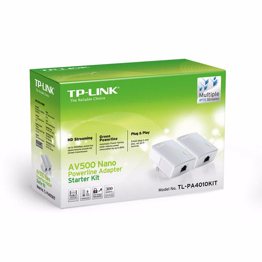 TP-Link AV500 Nano Powerline Adapter Starter Kit