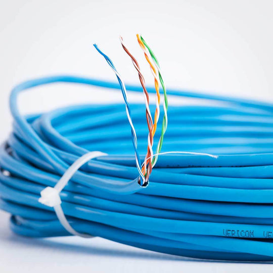 Cat6 Cable by the Foot - 23AWG Solid 550MHz CMR