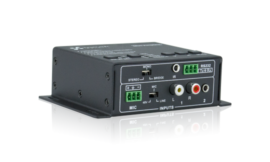 Techlogix Networx TL-A8O-20W Audio Mixer/Amp for In-room Audio -- 20W