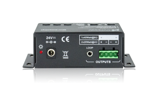 Techlogix Networx TL-A8O-20W Audio Mixer/Amp for In-room Audio -- 20W