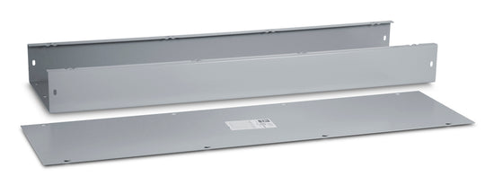 Austin AB-1860YW 18x3.5x60 Type 1 Screwcover X-ray Wireway - Painted ANSI 61 Gray