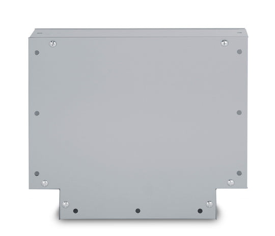 Austin AB-10YHT 10x3.5 Type 1 Screwcover X-ray Wireway Tee - Horizontal, Painted ANSI 61 Gray