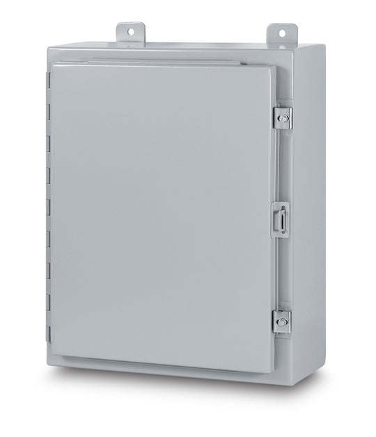 Austin AB-20208N 20x20x8 Type 12 Single Door Enclosure - Painted ANSI 61 Gray