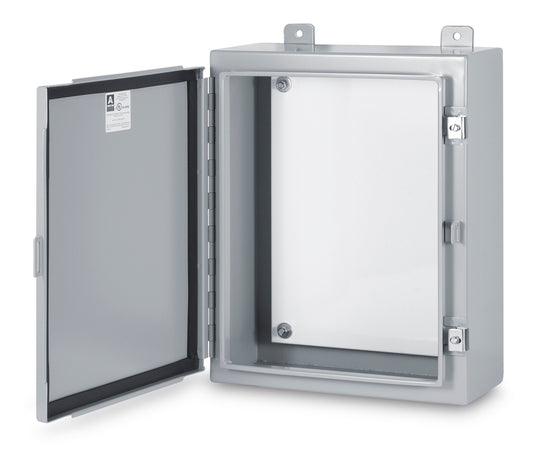 Austin AB-483612N 48x36x12 Type 12 Single Door Enclosure - Painted ANSI 61 Gray