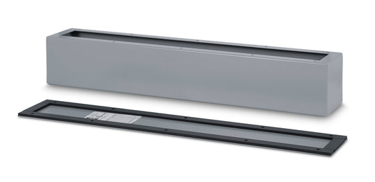 Austin AB-4424GST 4x4x24 Type 3 & 12 Gasketed Screwcover Trough - Galvanized
