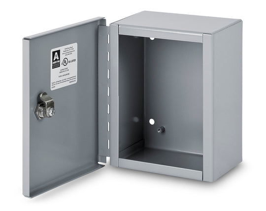 Austin AB-864SM 8x6x4 Type 1 Small Hingecover OEM Cabinet, Painted ANSI 61 Gray