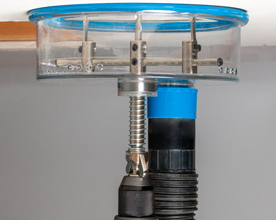 Jonard Tools Adjustable Round Hole Cutter w/ Vacuum Port, 9"