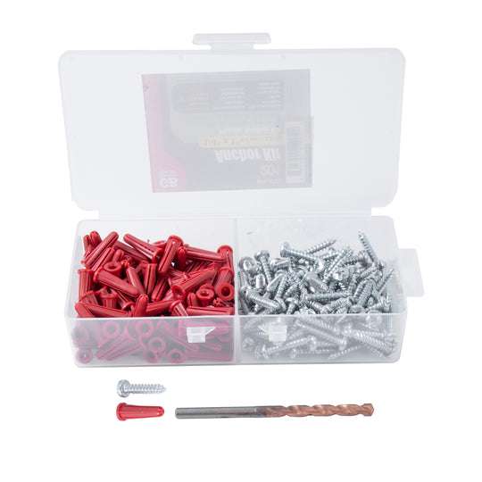 Gardner Bender Plastic Conical Anchor 1/4 x 1 - 100 pcs, AP4-K100