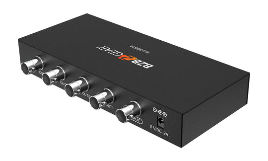 BZBGEAR SDI Splitter Amplifier with long distance support up to 200m for SD, 120m for HD, and 80m for 3G