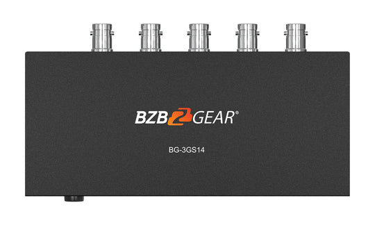 BZBGEAR SDI Splitter Amplifier with long distance support up to 200m for SD, 120m for HD, and 80m for 3G