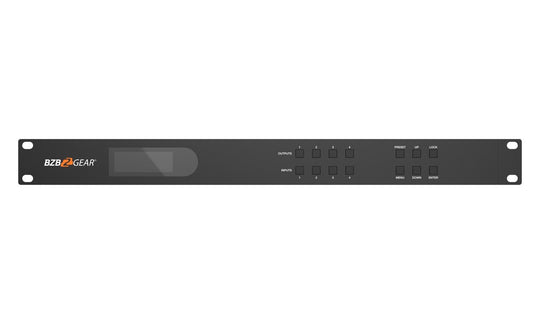 BZBGEAR 4X4 4K UHD Seamless HDMI Matrix Switcher/Video Wall Processor/MultiViewer with Scaler/IR/Audio/IP and RS-232