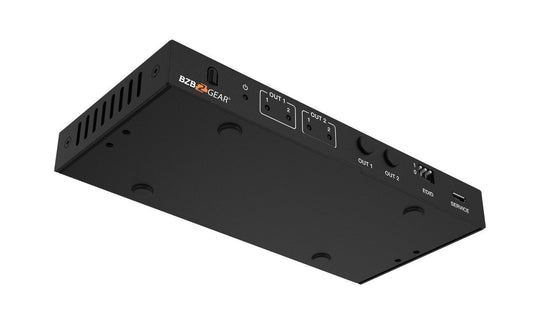 BZBGEAR UHD HDMI 2.1 Matrix Switcher with Audio De-embedder (8K60, 4K120 4:4:4 10bit VRR, FVA, ALLM support) - 2x2