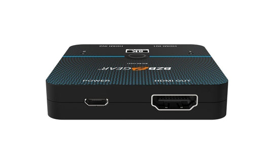 BZBGEAR 8K UHD Ultra Slim HDMI 2.1 Switcher (8K60, 4K120Hz 4:4:4 10bit) - 2x1