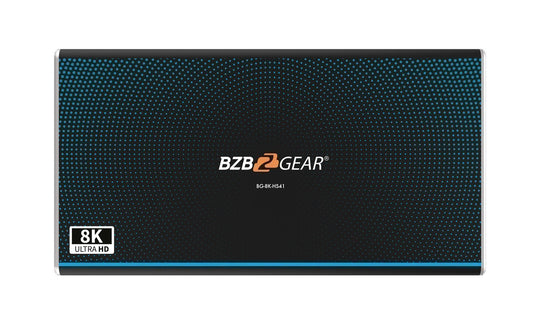 BZBGEAR 8K UHD Ultra Slim HDMI 2.1 Switcher (8K60, 4K120Hz 4:4:4 10bit) - 4x1