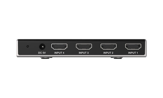 BZBGEAR 8K UHD Ultra Slim HDMI 2.1 Switcher (8K60, 4K120Hz 4:4:4 10bit) - 4x1