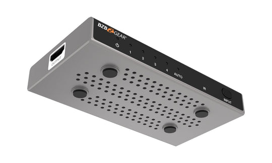 BZBGEAR 8K UHD Ultra Slim HDMI 2.1 Switcher (8K60, 4K120Hz 4:4:4 10bit) - 4x1