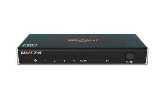 BZBGEAR 8K UHD Ultra Slim HDMI 2.1 Switcher (8K60, 4K120Hz 4:4:4 10bit) - 4x1