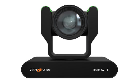 BZBGEAR 12X 1080P FHD AUTO TRACKING HDMI 2.0/12G-SDI/USB 2.0/USB 3.0 Dante AV-H Live Streaming PTZ Camera with Tally Lights