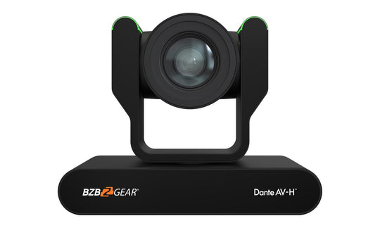 BZBGEAR 12X 1080P FHD AUTO TRACKING HDMI 2.0/12G-SDI/USB 2.0/USB 3.0 Dante AV-H Live Streaming PTZ Camera with Tally Lights