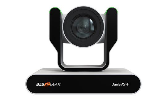 BZBGEAR 12X 1080P FHD AUTO TRACKING HDMI 2.0/12G-SDI/USB 2.0/USB 3.0 Dante AV-H Live Streaming PTZ Camera with Tally Lights
