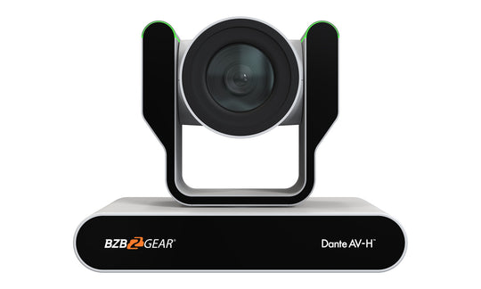 BZBGEAR 12X 1080P FHD AUTO TRACKING HDMI 2.0/12G-SDI/USB 2.0/USB 3.0 Dante AV-H Live Streaming PTZ Camera with Tally Lights