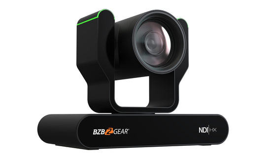 BZBGEAR 12X 1080P FHD AUTO TRACKING HDMI/3G-SDI/USB 2.0/USB 3.0/NDI|HX Live Streaming PTZ Camera with Tally Lights