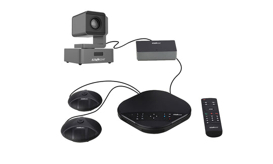 BZBGEAR Conferencing Kit with PTZ Camera, Speakerphone and 2 Additional Mics