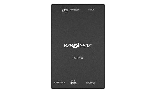 BZBGEAR USB 3.0 Full HD Video Capture Device With HDMI Loopout & Audio