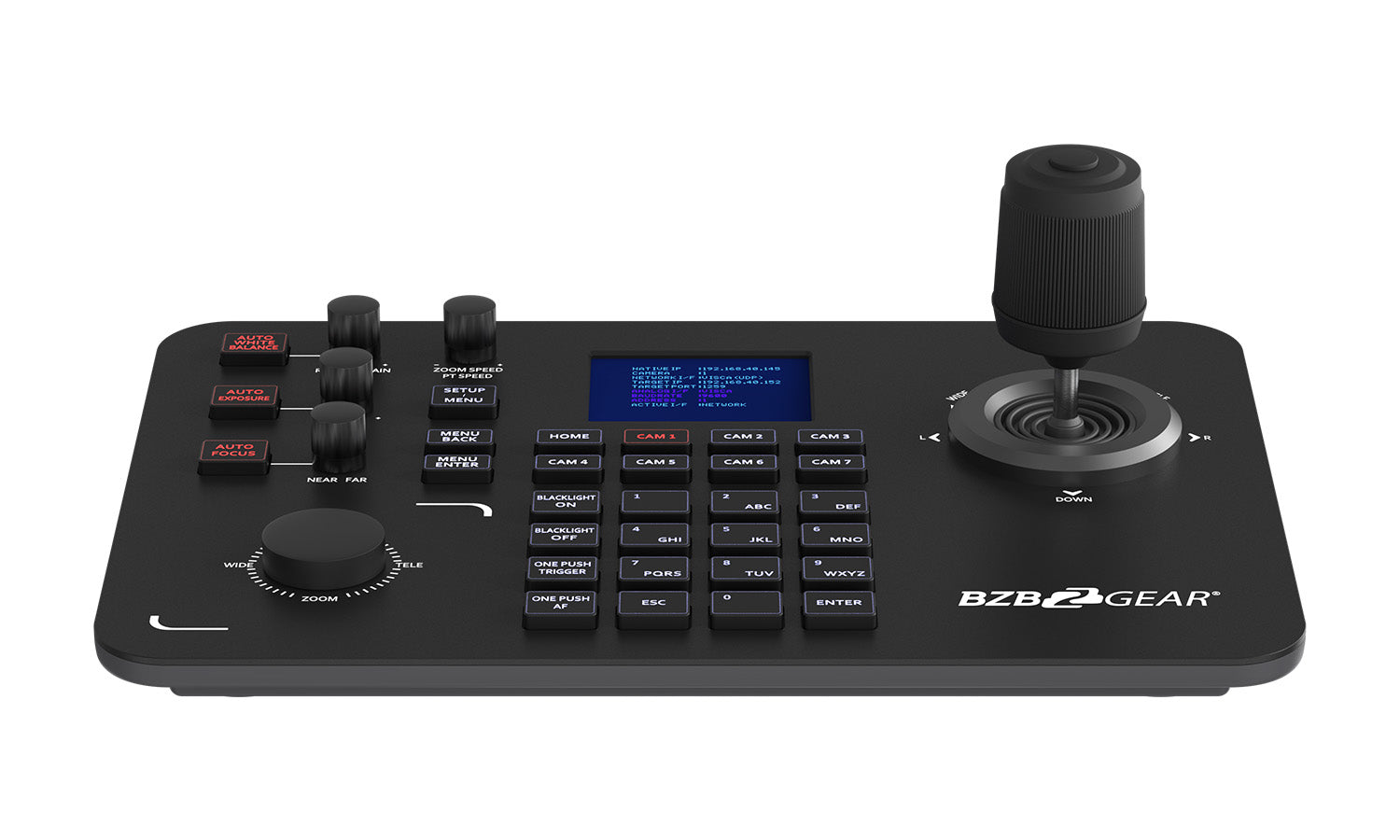 BZBGEAR Universal Advanced Serial & IP Joystick Controller – FireFold