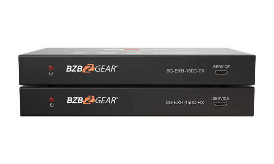 BZBGEAR 4K 18Gbps HDMI HDBaseT Extender with Bi-directional IR RS-232 and CEC up to 150M