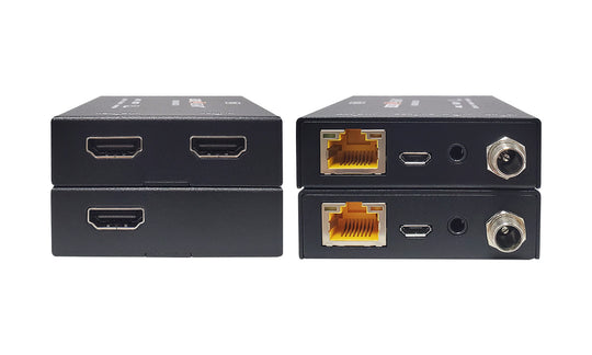 BZBGEAR 4K 18Gbps HDMI Extender with Bi-directional IR over a Single Cat5e/6 up to 165ft