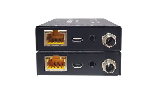 BZBGEAR 4K 18Gbps HDMI Extender with Bi-directional IR over a Single Cat5e/6 up to 165ft