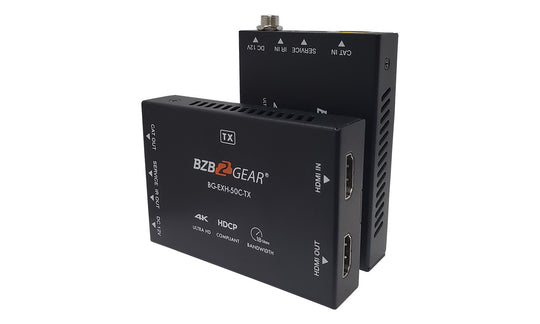 BZBGEAR 4K 18Gbps HDMI Extender with Bi-directional IR over a Single Cat5e/6 up to 165ft
