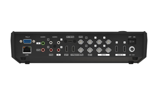 BZBGEAR 6-input 3G-SDI and HDMI Video Mixer and Production Switcher with Integrated Capture