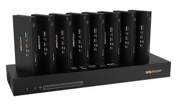 BZBGEAR 1X8 4K 18Gbps UHD HDMI HDBaset Splitter/Distribution Amplifier over Single Category 5e/6/7 Cable
