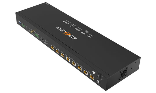 BZBGEAR 1X8 4K 18Gbps UHD HDMI HDBaset Splitter/Distribution Amplifier over Single Category 5e/6/7 Cable