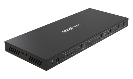 BZBGEAR 4X2 HDMI 4K 60Hz 18Gbps Matrix Switcher with Audio/Downscaling Support