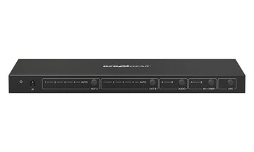 BZBGEAR 4X2 HDMI 4K 60Hz 18Gbps Matrix Switcher with Audio/Downscaling Support
