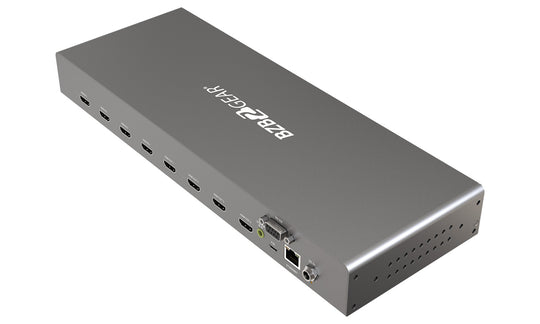 BZBGEAR 4×4 4K 60Hz HDR HDMI Matrix Switcher with Auto Downscaling and RS-232/IP/Cloud