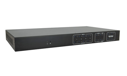 BZBGEAR 4K 60Hz 18Gbps HDMI and Audio Matrix Switcher with Downscaling/AOC Support