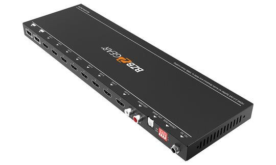 BZBGEAR 8-Port HDMI 4K 18Gbps 60Hz Splitter/Distribution Amplifier w/CEC Turn On/Off TV